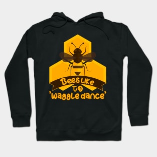 Funny Bumblebee Beekeeper Beekeeping waggle dance Hoodie